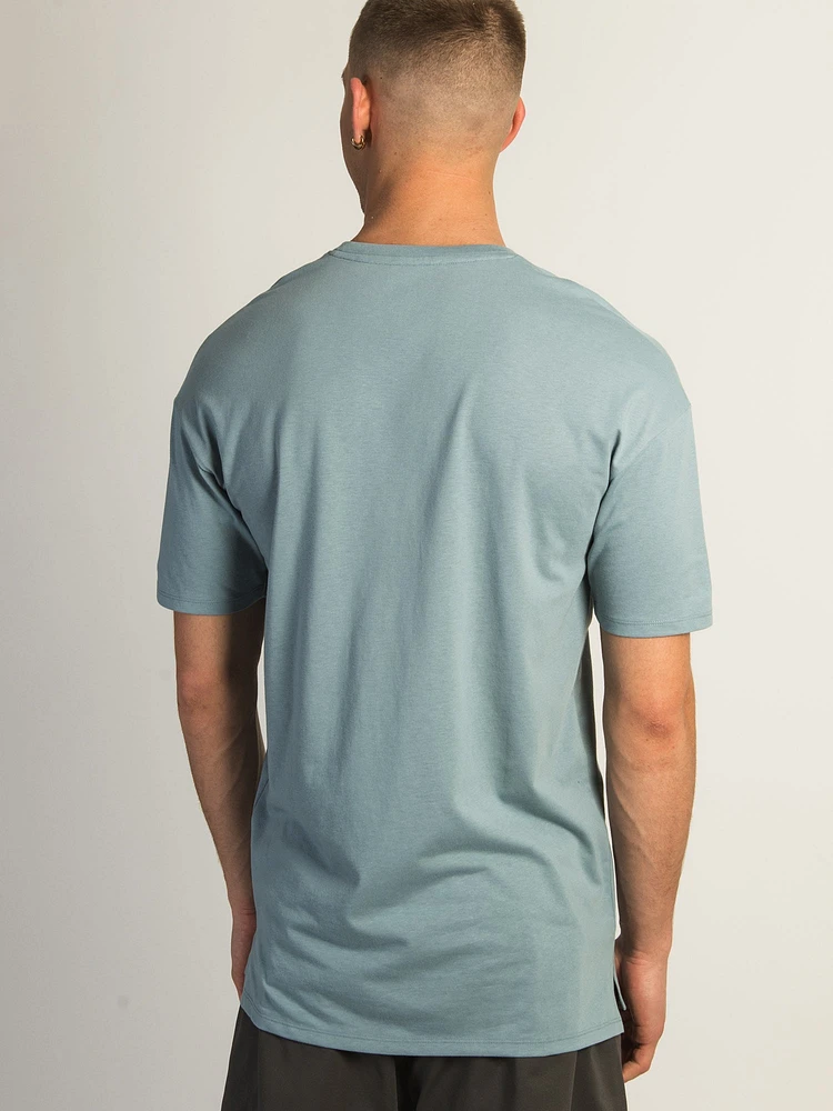 LONG FIT T-SHIRT- POWDER BLUE
