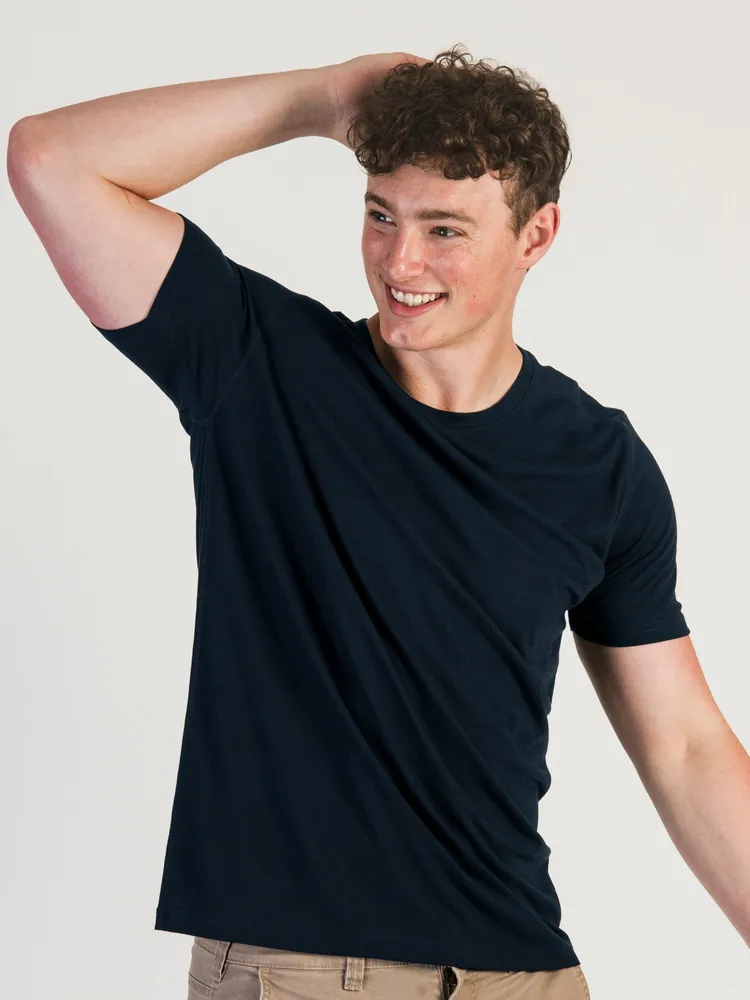 VICTOR CREWNECK TEE - NAVY