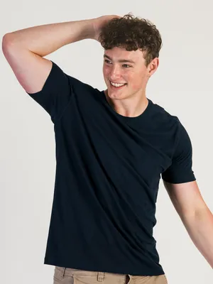 VICTOR CREWNECK TEE - NAVY