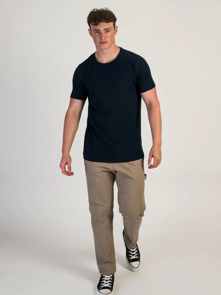 VICTOR CREWNECK TEE - NAVY
