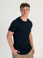 VICTOR CREWNECK TEE - NAVY