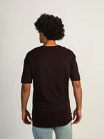 T-SHIRT COUPE LONGUE – PLUM