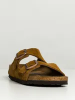 WOMENS BIRKENSTOCK ARIZONA SOFT NARROW SANDALS - MINK