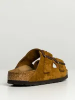 WOMENS BIRKENSTOCK ARIZONA SOFT NARROW SANDALS - MINK