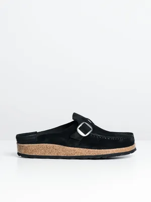 WOMENS BIRKENSTOCK BUCKLEY CLOGS - MEDIUM/NARROW BLACK