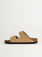 WOMENS BIRKENSTOCK ARIZONA SOFT FOOTBED NUBUCK SANDALS - MEDIUM/NARROW