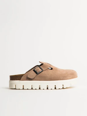 WOMENS BIRKENSTOCK BOSTON CHUNKY WARM - MEDIUM/NARROW SAND