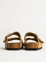 SANDALES EN DAIM BIRKENSTOCK ARIZONA POUR HOMME - LATTE