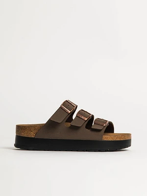 WOMENS BIRKENSTOCK FLORIDA III PLATFORM VEGAN SANDALS - MEDIUM/NARROW