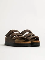 WOMENS BIRKENSTOCK FLORIDA III PLATFORM VEGAN SANDALS - MEDIUM/NARROW