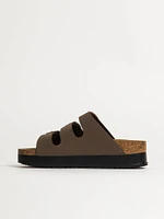 WOMENS BIRKENSTOCK FLORIDA III PLATFORM VEGAN SANDALS - MEDIUM/NARROW