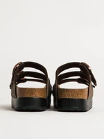WOMENS BIRKENSTOCK FLORIDA III PLATFORM VEGAN SANDALS - MEDIUM/NARROW