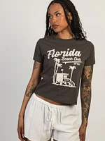 TEE-SHIRT BOXY FLORIDA PALM