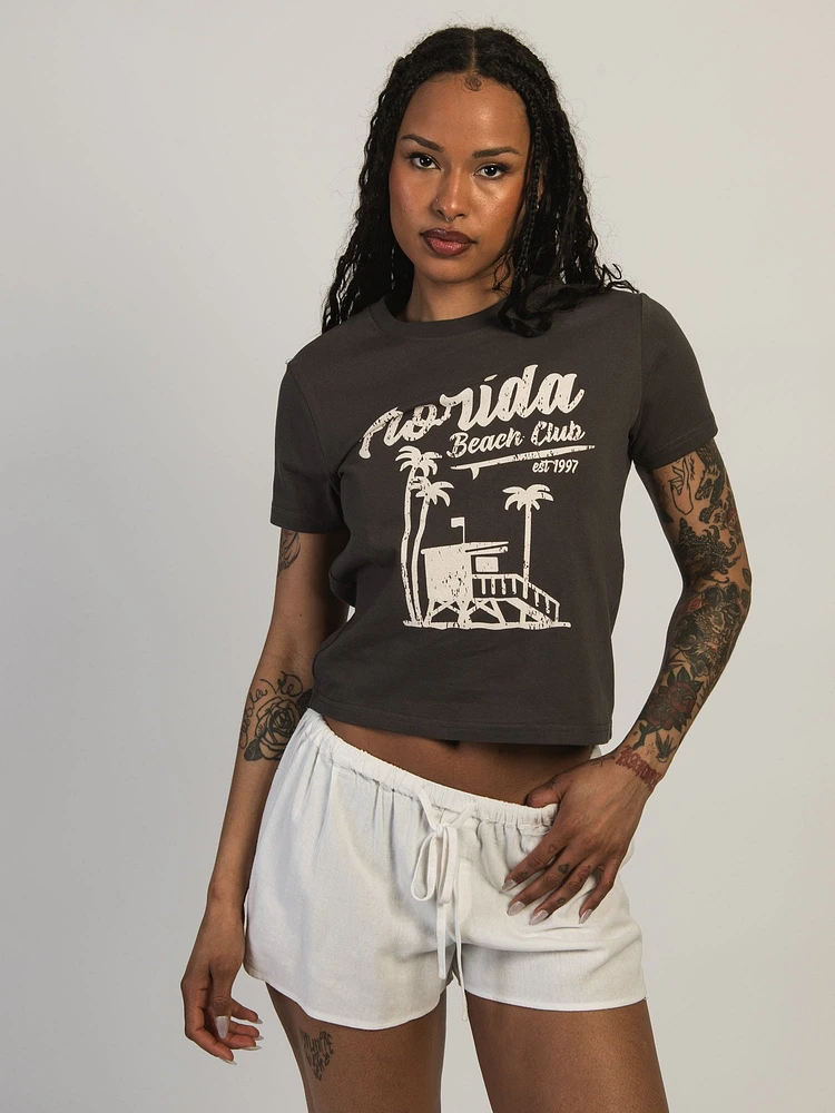TEE-SHIRT BOXY FLORIDA PALM