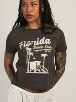 TEE-SHIRT BOXY FLORIDA PALM