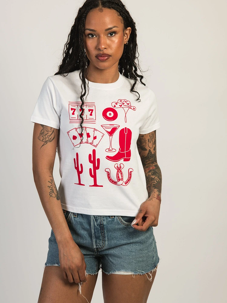 TEE-SHIRT BOXY COLLAGE WESTERN