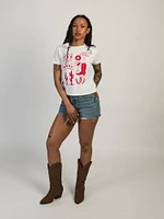TEE-SHIRT BOXY COLLAGE WESTERN