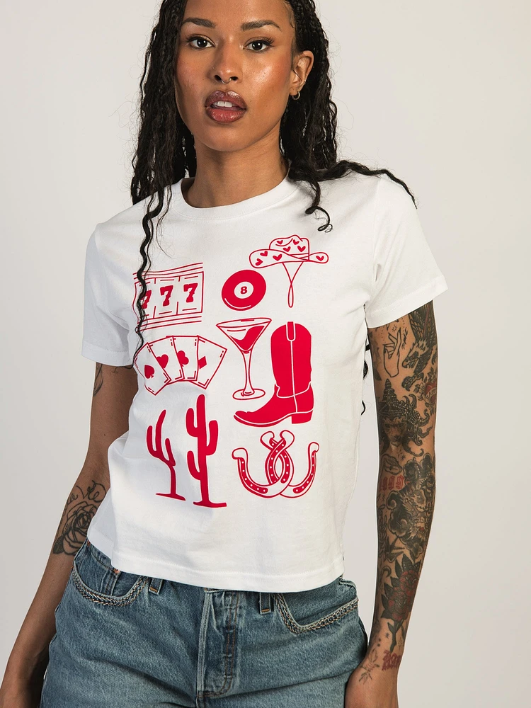 TEE-SHIRT BOXY COLLAGE WESTERN