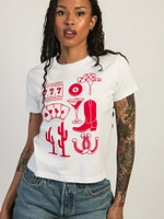 TEE-SHIRT BOXY COLLAGE WESTERN