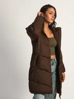 B.YOUNG BOMINA LONG PUFFER JACKET CAFE - CLEARANCE