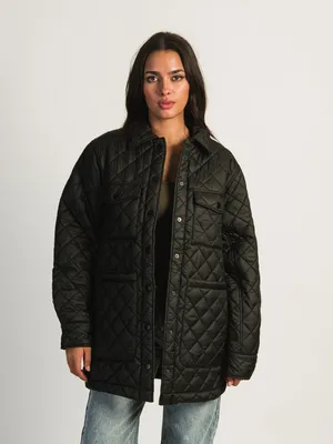 B.YOUNG ALETTA QUILTED PUFF SHIRT JACKET - CLEARANCE