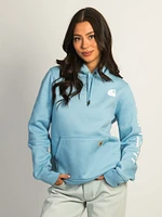 CARHARTT LOGO SLEEVE PULL OVER HOODIE