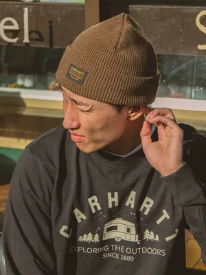 CARHARTT KNIT RUGGED PATCH BEANIE