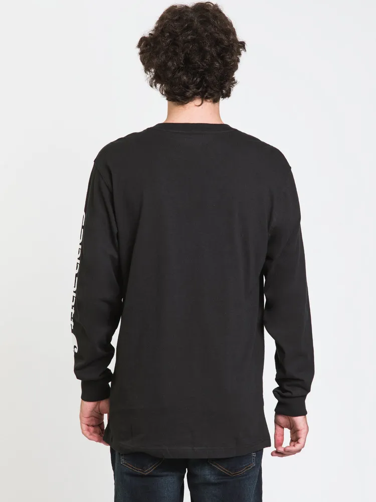 TEE-SHIRT À MANCHES LONGUES SIGNATURE CARHARTT POUR HOMME