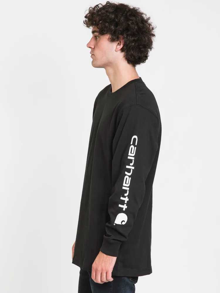 TEE-SHIRT À MANCHES LONGUES SIGNATURE CARHARTT POUR HOMME