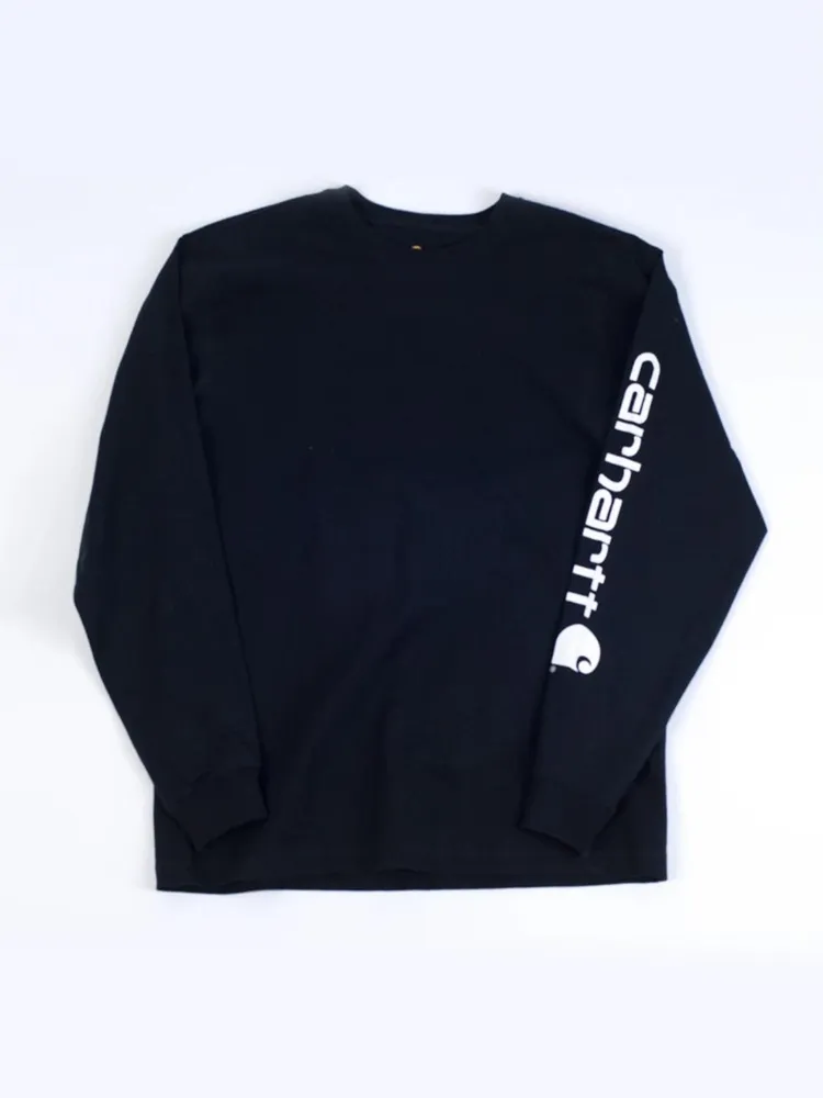 TEE-SHIRT À MANCHES LONGUES SIGNATURE CARHARTT POUR HOMME