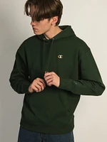 SWEAT À CAPUCHE CHAMPION CLASSIC FLEECE C SCRIPT LOGO GAUCHE
