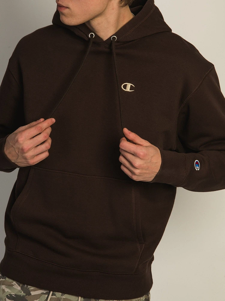 SWEAT À CAPUCHE CHAMPION CLASSIC FLEECE C SCRIPT LOGO GAUCHE