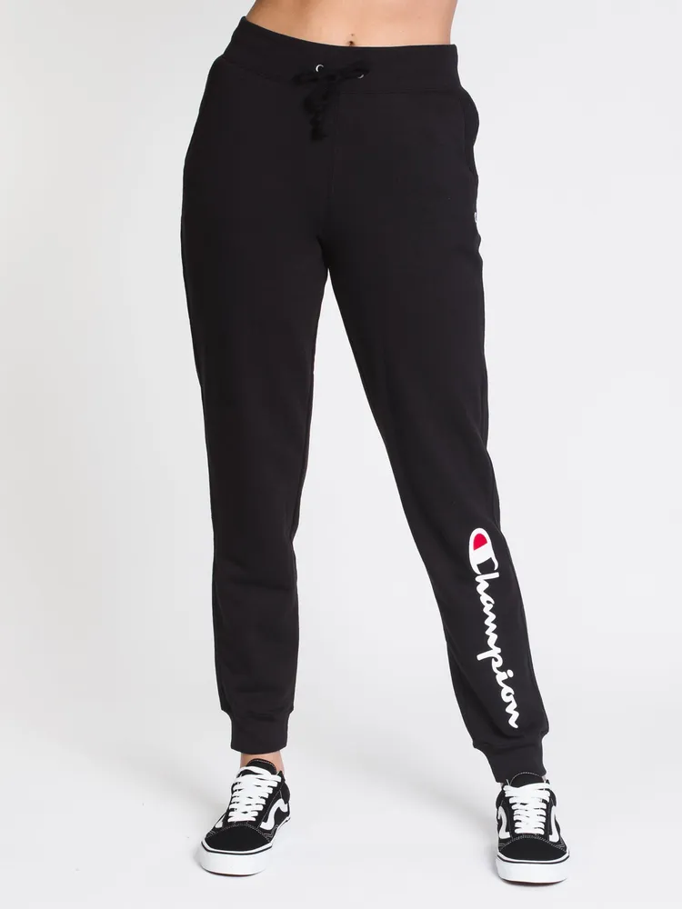 CHAMPION SCRIPT FLEECE JOGGER - CLEARANCE