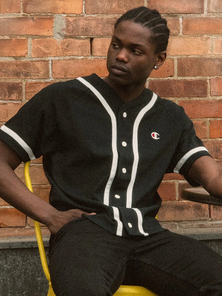 CHAMPION BRAIDED BASEBALLL JERSEY - CLEARANCE
