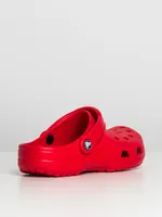 WOMENS CROCS CLASSIC CLOG - VARSIY RED