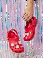 WOMENS CROCS CLASSIC CLOG - VARSIY RED