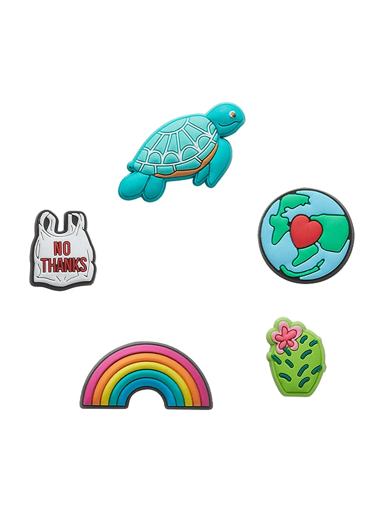 CROCS JIBBITZ - ITS OUR PLANET 5PK - CLEARANCE