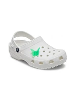 CROCS JIBBITZ - GREEN BUTTERFLY CLIP - CLEARANCE