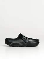 CROCS KIDS CLASSIC LINED CLOG - BLACK