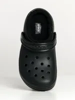 CROCS KIDS CLASSIC LINED CLOG - BLACK