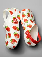 WOMENS CROCS CLASSIC FRUITS CLOG - STRAWBERRY