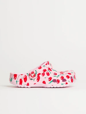 KIDS CROCS FRESH FRUITS CLASSIC CLOG - ROSE