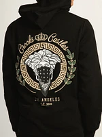 CROOKS & CASTLES LA PULLOVER HOODIE - BLACK
