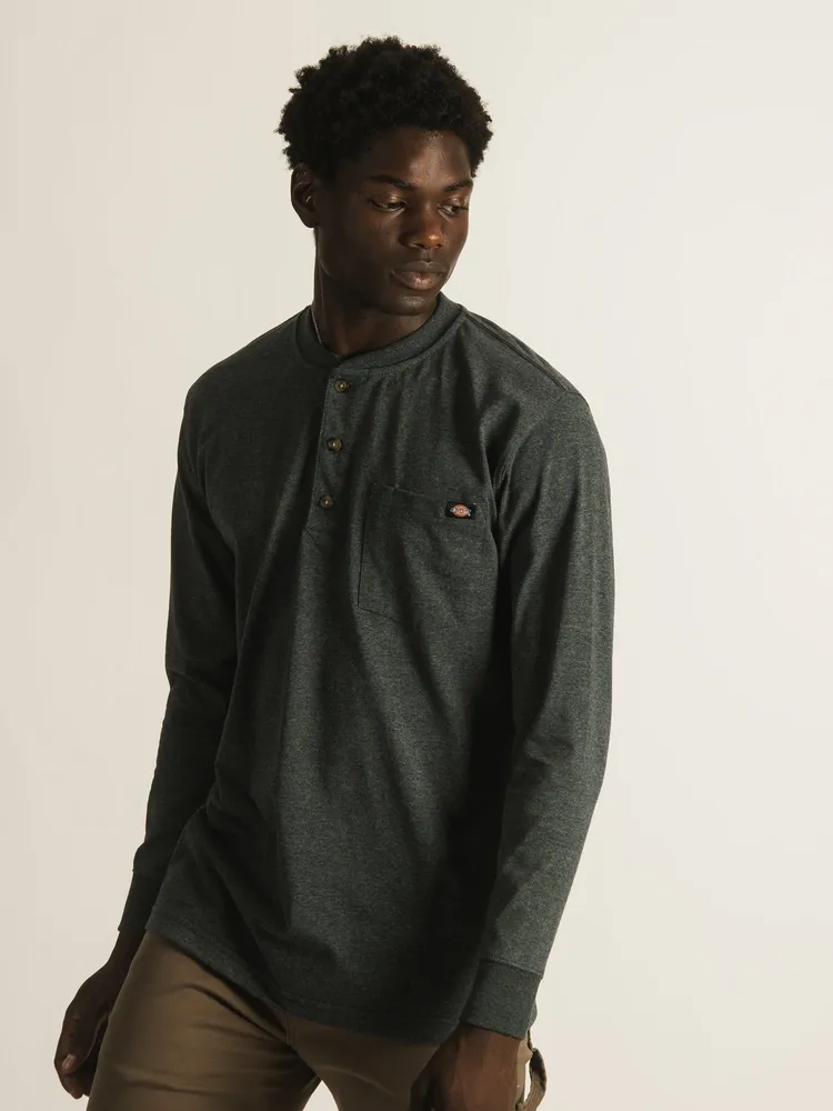 DICKIES HEAVYWEIGHT HENLEY - CLEARANCE