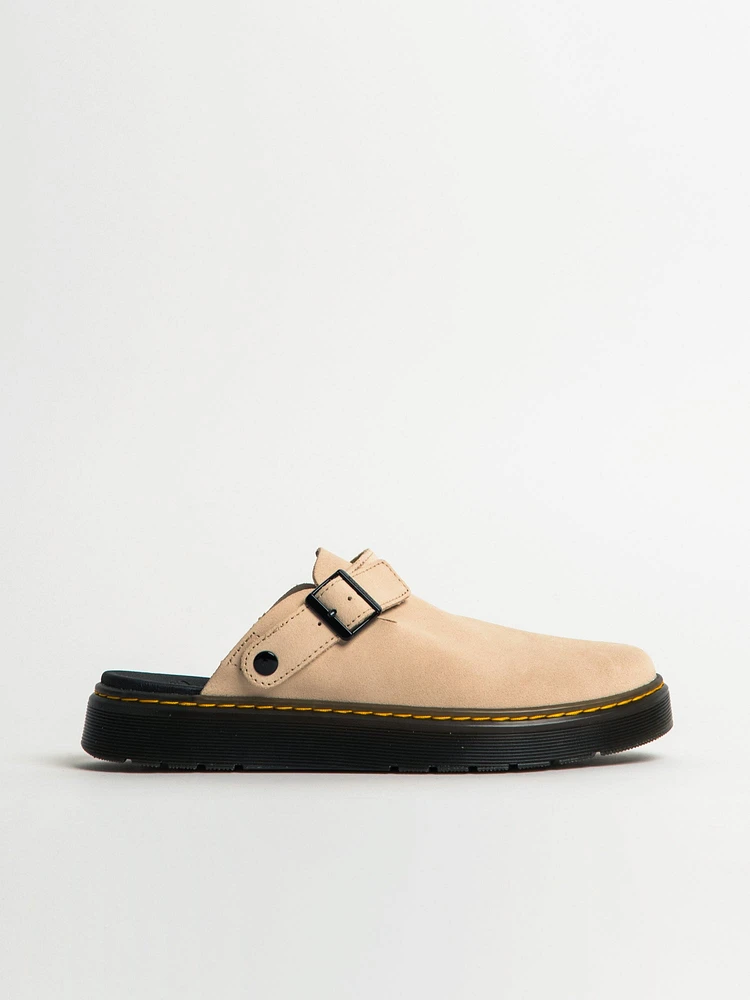 MENS DR MARTENS CARSON SUEDE MULES - CLEARANCE