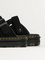 WOMENS DR MARTENS ZEBZAG SUEDE MULE