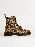 WOMENS DR MARTENS 1460 MINI LEOPARD SPOT BOOT