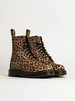 WOMENS DR MARTENS 1460 MINI LEOPARD SPOT BOOT
