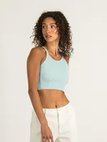DYNAMIC THICK RIB RACERBACK CROP TANK - CLEARANCE