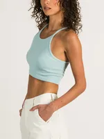 DYNAMIC THICK RIB RACERBACK CROP TANK - CLEARANCE